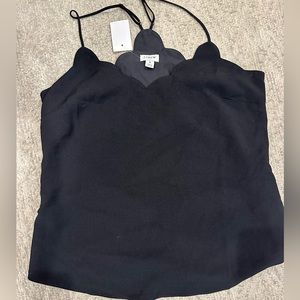 J.Crew Factory Scalloped Blank tank top